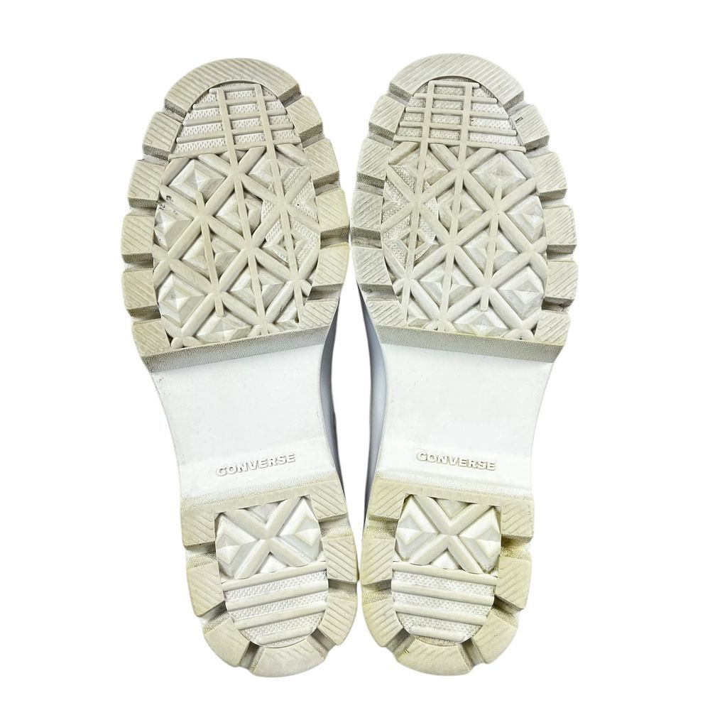 Converse Sneakers Womens 8 Chuck Taylor All Star Lugged Hi Platform White Shoes - Picture 11 of 12
